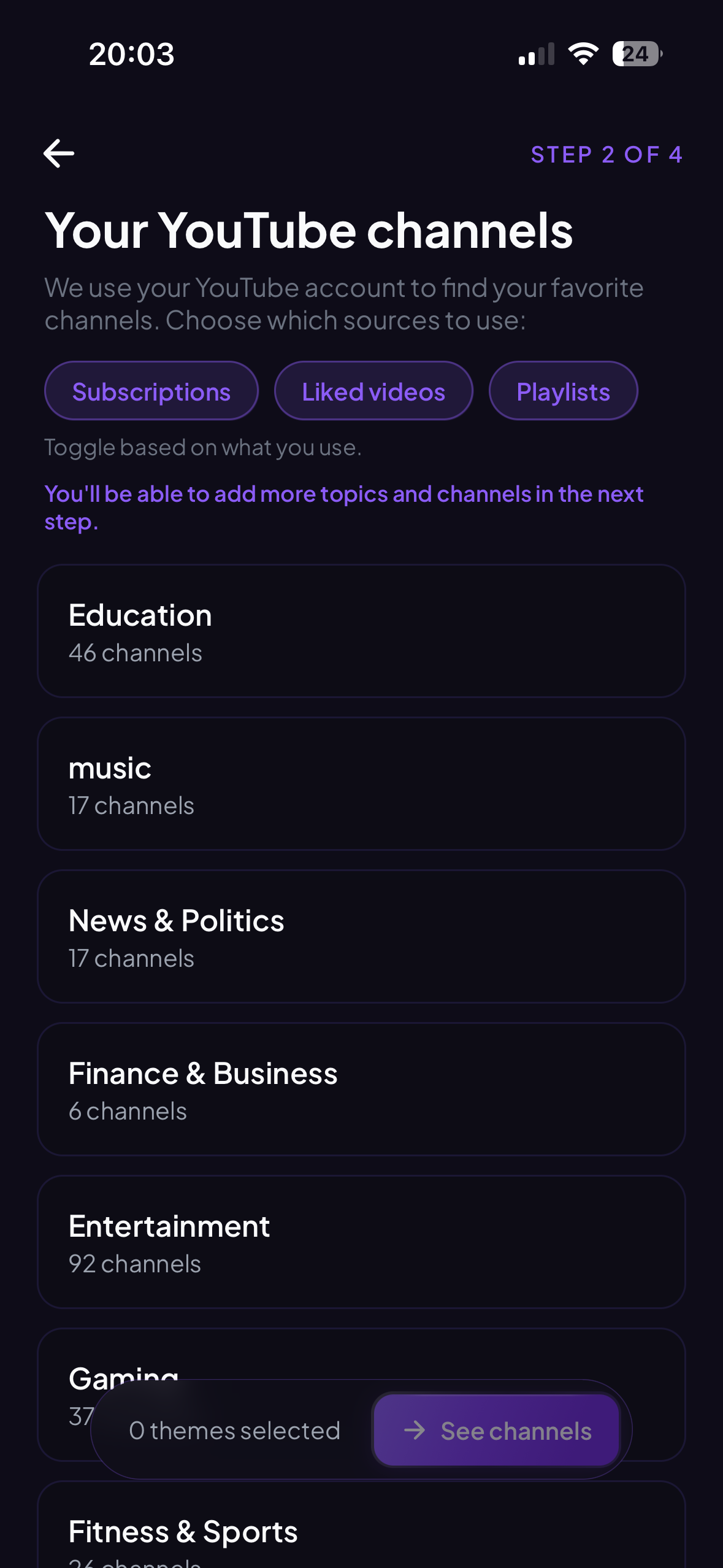 We find your channels